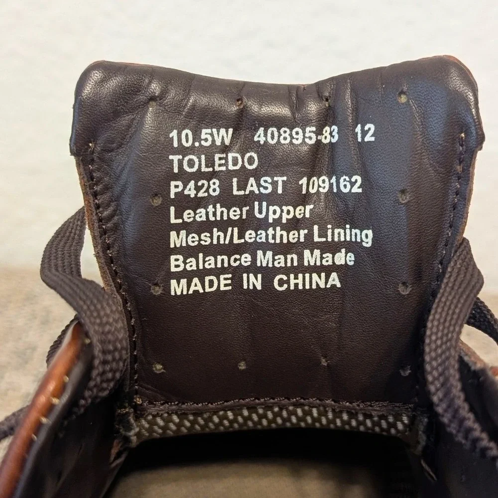 Drew Toledo Oxford Shoes Mens Brown Leather Lace Up‎ Comfort Orthopedic